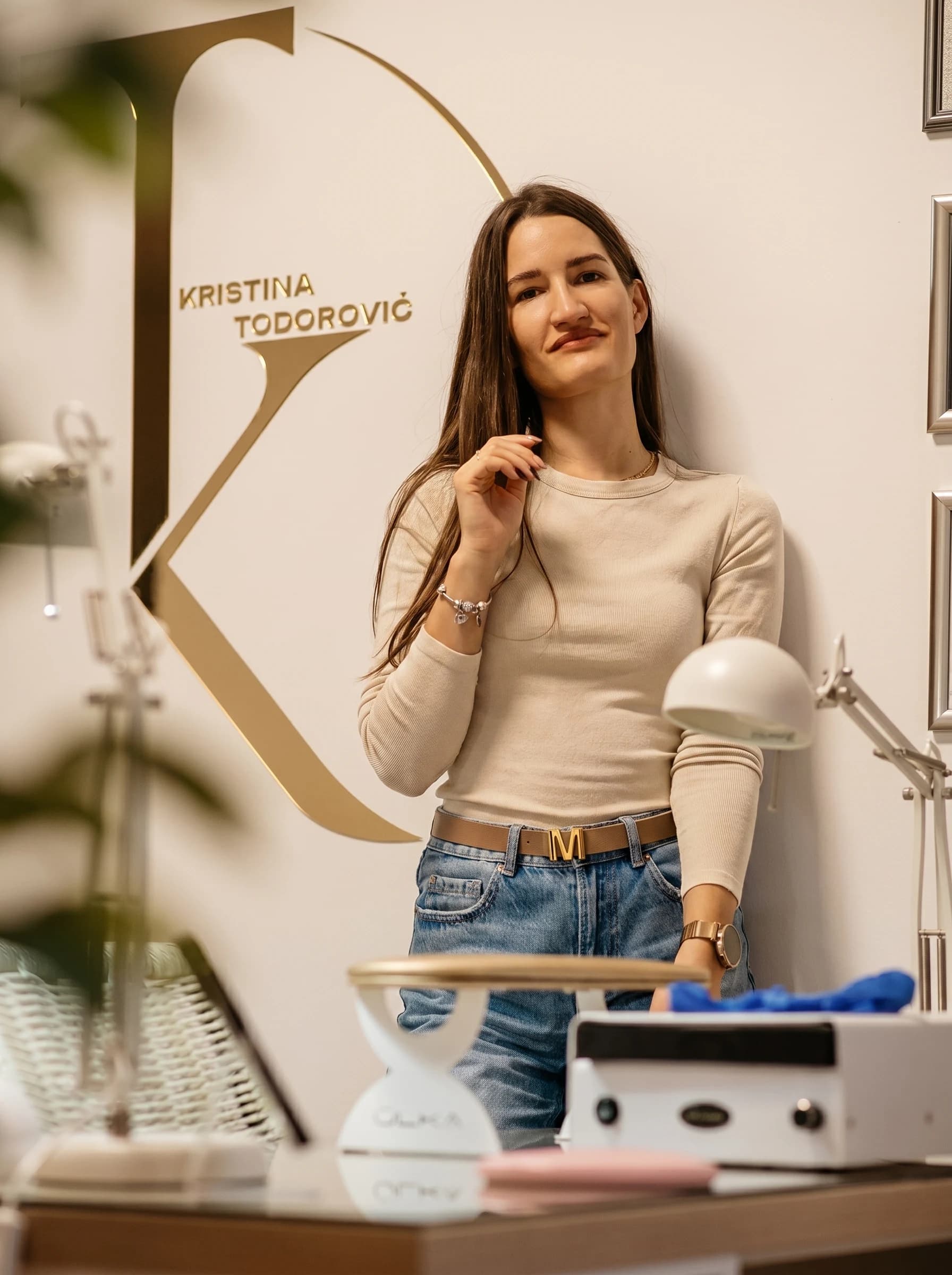 Kristina Todorović u svom manikir studiju, KTBeauty Novi Sad